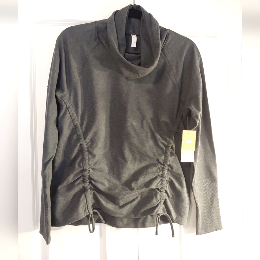 Lucy ruched pullover sweatshirt